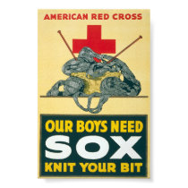 Our boys need sox - knit your bit posters by lc_wpa Our boys need sox - knit your bit posters