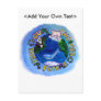 Our Choices- Recycle, Reuse, Reduce Earth Postcard