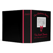 Our Christmas Story - Black 2" size binders by Woodswalker Our Christmas Story - Black 2" size binders