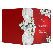 Our Christmas Wedding notebook binder binder