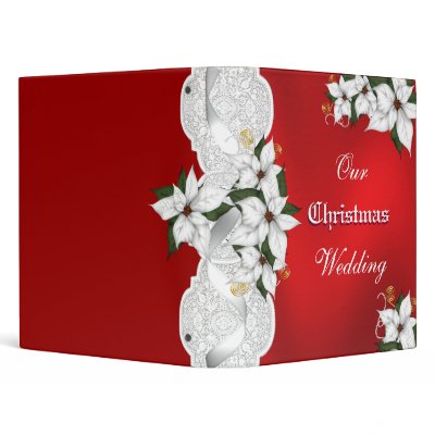 Our Christmas Wedding notebook binder by RanchLady