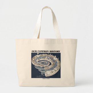 Our Common History (Earth History Timeline Spiral) Canvas Bag