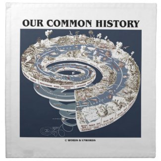 Our Common History (Earth History Timeline Spiral) Napkins
