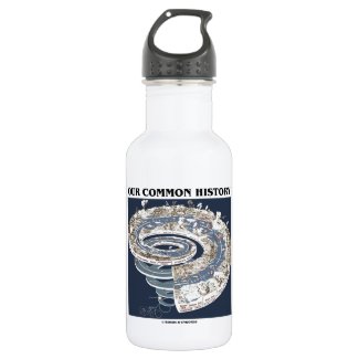 Our Common History (Earth History Timeline Spiral) 18oz Water Bottle