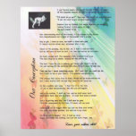 Our Conception Pro life poem posters