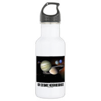 Our Cosmic Neighborhood (Solar System) 18oz Water Bottle