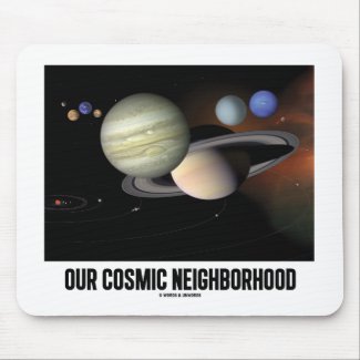 Our Cosmic Neighborhood (Solar System) Mouse Pads