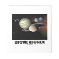 Our Cosmic Neighborhood (Solar System) Note Pads