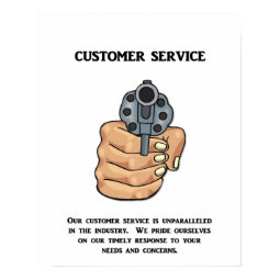 our-customer-service-is-unparalleled print
