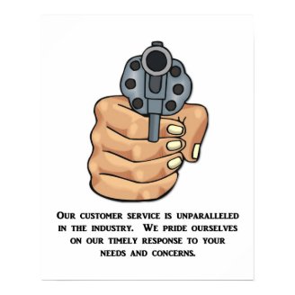 our-customer-service-is-unparalleled poster