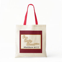 Our Daily Bread Shop - Maroon Bag by ourdailybread Our Daily Bread Shop - Maroon Bag