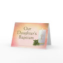 Our Daughter's Baptism Card