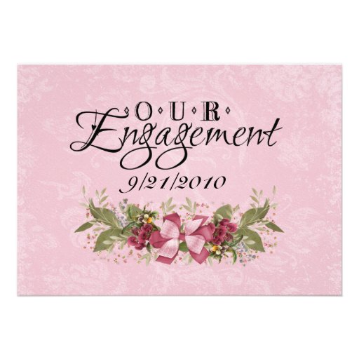Our Engagement Personalized Announcement