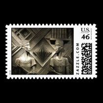 Our eyes met for the first time Postage stamps