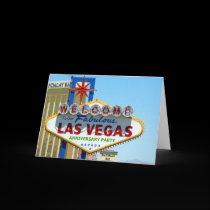 Our Fabulous Las Vegas Anniversary Party Card