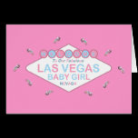 Our Fabulous Las Vegas Baby Girl Card cards
