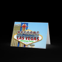 Our Fabulous Las Vegas Christmas Party Card