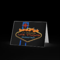 Our Fabulous Las Vegas Halloween Party Card
