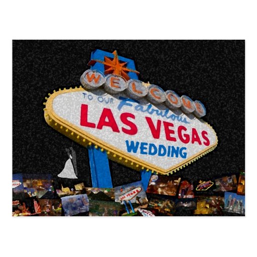Our Fabulous Las Vegas Wedding Postcard