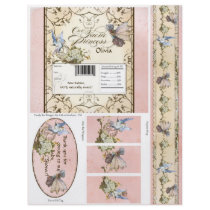 Our Faerie Princess, Baby Shower Candy Wrappers Personalized Flyer