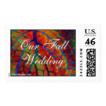Our Fall Wedding Postage Stamp