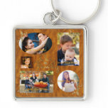 Our Family Photo Album Collage Key Chain
