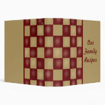 Our Family Recipes Cookbook Binder