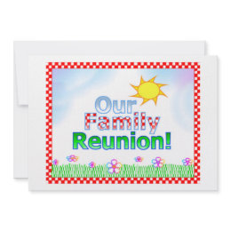 Our Family Reunion Invitation invitation