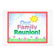 Our Family Reunion Invitation invitations