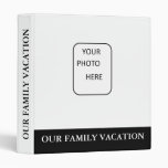 OUR FAMILY VACATION Photo's Binder