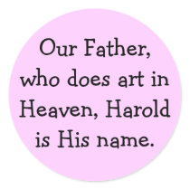 Our Father - art stickers