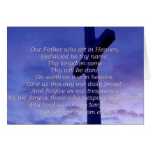 Our Father Greeting Card