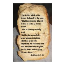 Our Father Scripture Poster posters