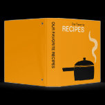 Our Favorite Recipes (1.5in) - Lt Orange binders