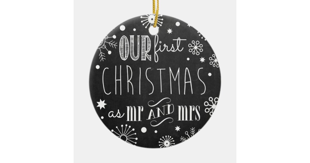 our first christmas as mr and mrs ornament zazzle first christmas as mr and mrs ornament