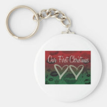 Our First Christmas Key Chain