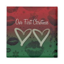 Our First Christmas Magnet by aslentz Our First Christmas Magnet