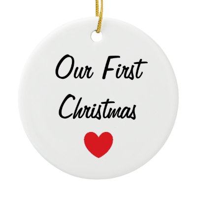 'Our First Christmas' Ornament