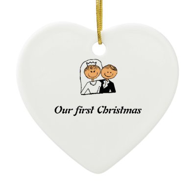 'Our first Christmas' Ornament