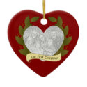 Our First Christmas ornament