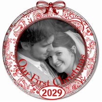 Our First Christmas Ornament 2009 photo sculptures