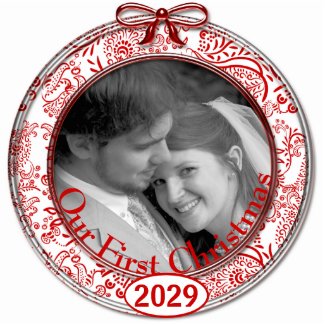 Our First Christmas Ornament 2009 photosculpture
