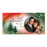 Our First Christmas Photo Card Template