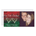 Our First Christmas Photo Card Template photo cards by aslentz Our First Christmas Photo Card Template photo cards