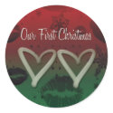 Our First Christmas sticker