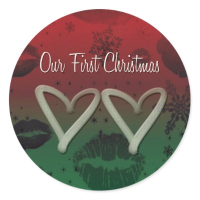 Our First Christmas stickers