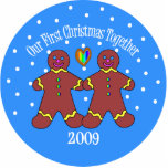 Our First Christmas Together 2009 (GLBT Men) Photo Cut Out