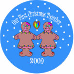 Our First Christmas Together 2009 (GLBT Women) Acrylic Cut Outs