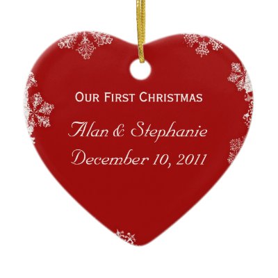 Our First Christmas Together Holiday Ornament