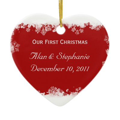 Our First Christmas Together Holiday Ornament